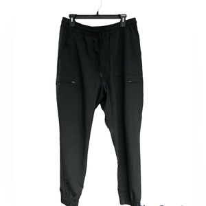 Jaanuu Scrubs Black Men’s Joggers Size Large